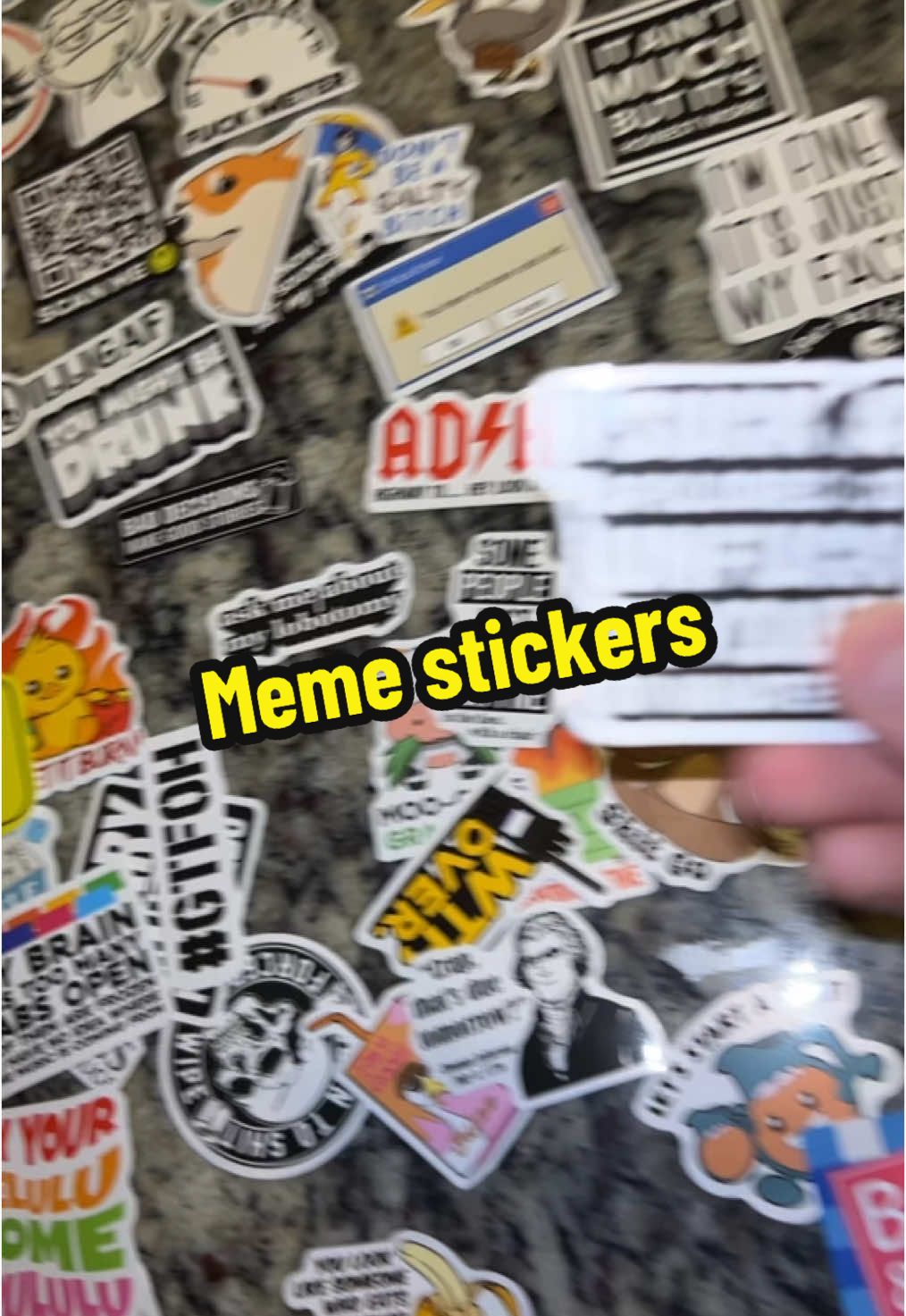 ☝️these meme stickers are going to bring some serious joy into the workplace 😂#funny #stickers #memestickers #hardhatstickers #giftideas #TikTokShop #tiktokmademebuyit 