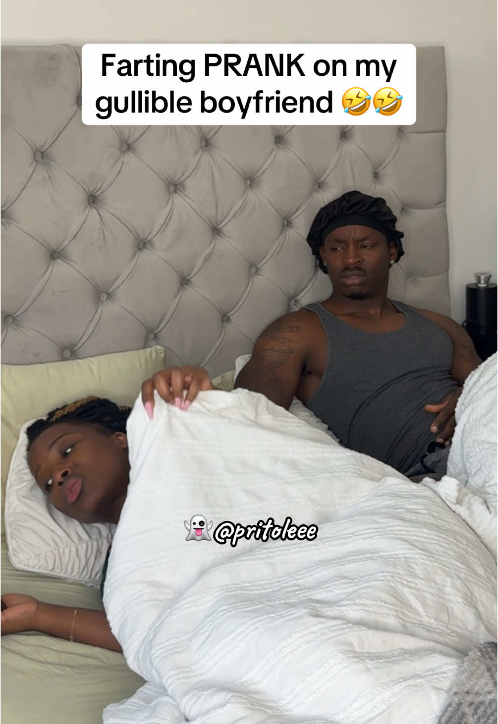 @Prince and Letty  @Prince and Letty  @Prince and Letty I was trying so hard not to laugh 🤣 #fyp #foryou #fart #fypviralシviral #couple #Relationship #humor #pritolee #princeandletty 