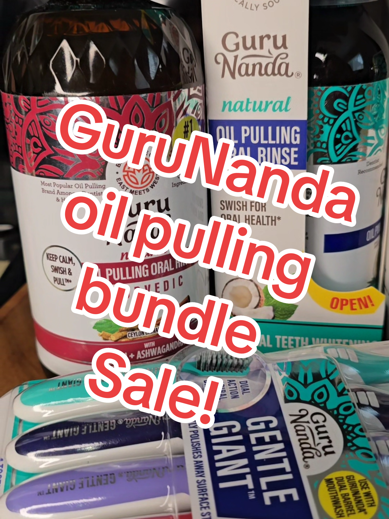 @Puneet Nanda bridge the gap  @Elizabeth  GuruNanda oil pulling bundle sale! #gurunanda #GuruNandaProducts #oilpulling #Teethwhitening #Mouthwash #TikTokShop #tiktokshopspringglowup #tiktokshoprestock 