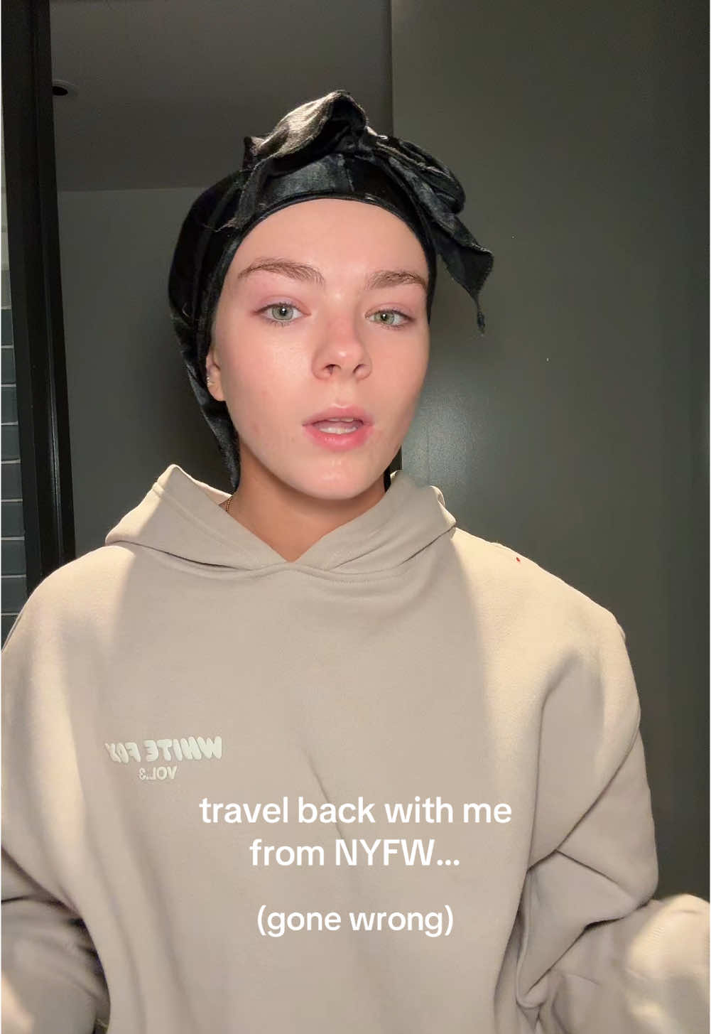 running off of two hours of sleep only to make one class 😭 #fyp #grwm #travel #nyfw #viral #relatable #foryou #famous #blowthisup #dontletthisflop #airport 