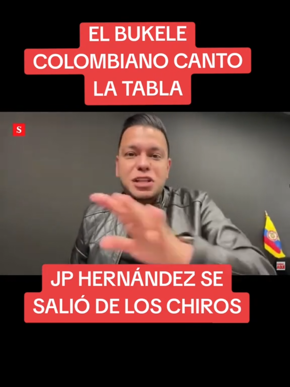 JP HERNÁNDEZ SE SALIÓ DE LOS CHIROS. #bukele #jotape #jp #colombia #bandido #petro 