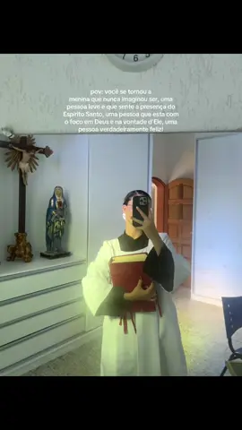 eu te amo Pai, além de me curar, me amar, me fez ser a pessoa que nem nos meus sonhos me imaginava!🤍 #catolicos #coroinha #igrejacatolica #viral #foryou #trend #fy #fyp 
