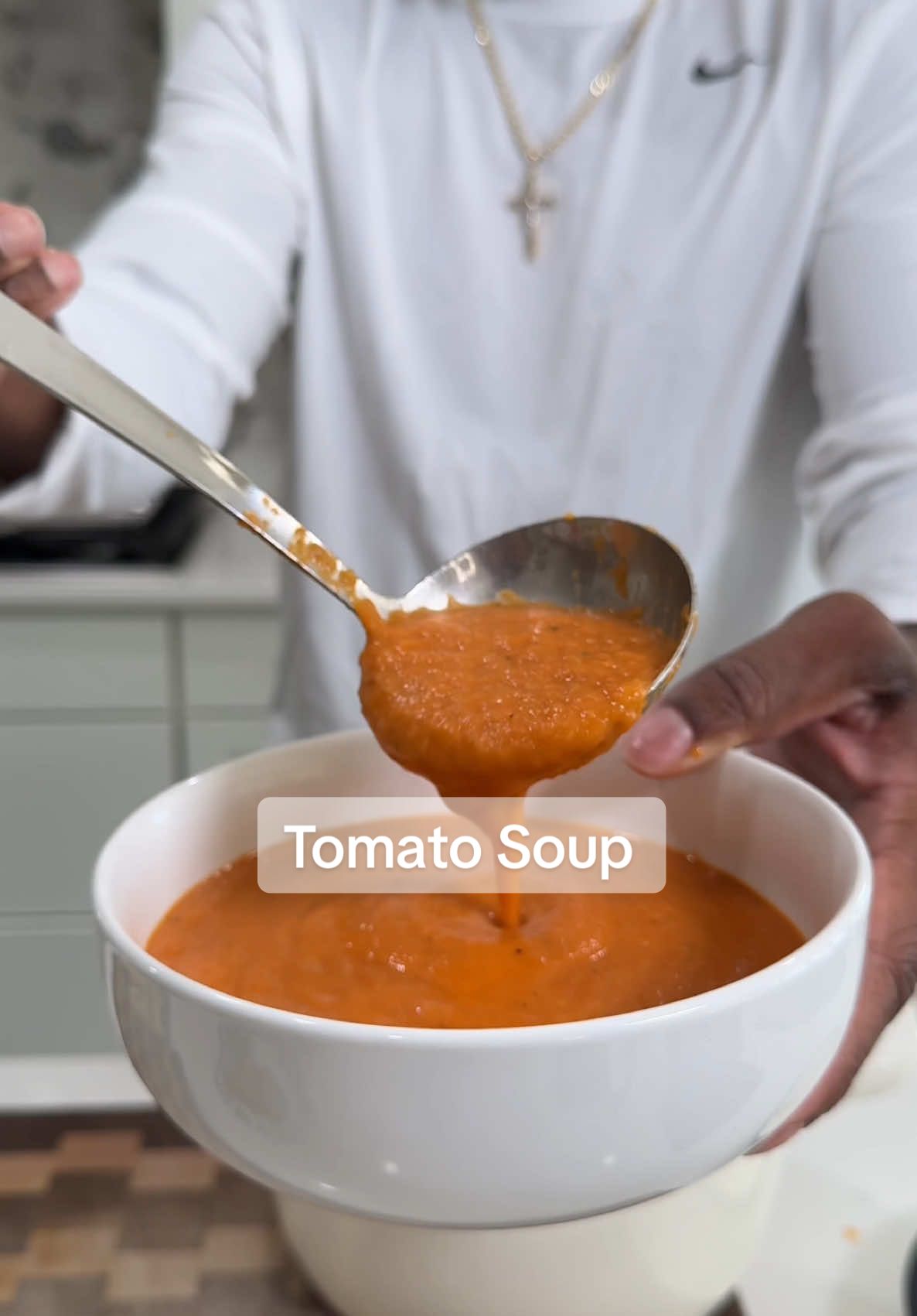 Tomato Soup still top 5 and it’s not 5.  Got it! Here’s the updated recipe for a larger batch: ### Ingredients: - 4 tablespoons avocado oil - 2 red bell peppers, halved and seeded - 4 medium tomatoes, halved - 2 large onions, quartered - 8 cloves garlic, unpeeled - 4 medium beetroots, peeled and diced - 8 cups vegetable broth - 2 teaspoons sugar - 2 teaspoons salt - 1 teaspoon black pepper - 1 teaspoon dried basil - 1 teaspoon dried oregano - 2 teaspoons dried rosemary - 2 teaspoons dried thyme - 1/4 cup heavy cream (optional) - Fresh basil leaves for garnish (optional) Directions: 1. Preheat the Oven: Preheat your oven to 425°F. 2. Prepare the Veggies: On a baking sheet, toss the red bell peppers, tomatoes, onions, and garlic with avocado oil, salt, pepper, rosemary, and thyme. 3. Roast: Roast the veggies in the oven for about 25-30 minutes, until they’re caramelized and tender. 4. Blend the Roasted Veggies: Once roasted, let them cool slightly, then peel the garlic. Add all the roasted veggies to a blender. 5. Add Beetroot and Broth: Add the diced beetroots and vegetable broth to the blender. Blend until smooth. 6. Heat the Soup: Pour the blended mixture into a large pot and heat over medium heat. Stir in the sugar, dried basil, and oregano. Let it simmer for about 10-15 minutes. 7. Add Cream (Optional): If you want it creamier, stir in the heavy cream and let it heat through. 8. Serve: Ladle into bowls and garnish with fresh basil if you like.  #tomatosoup #goodsoup #comfortfood #onestopchop 