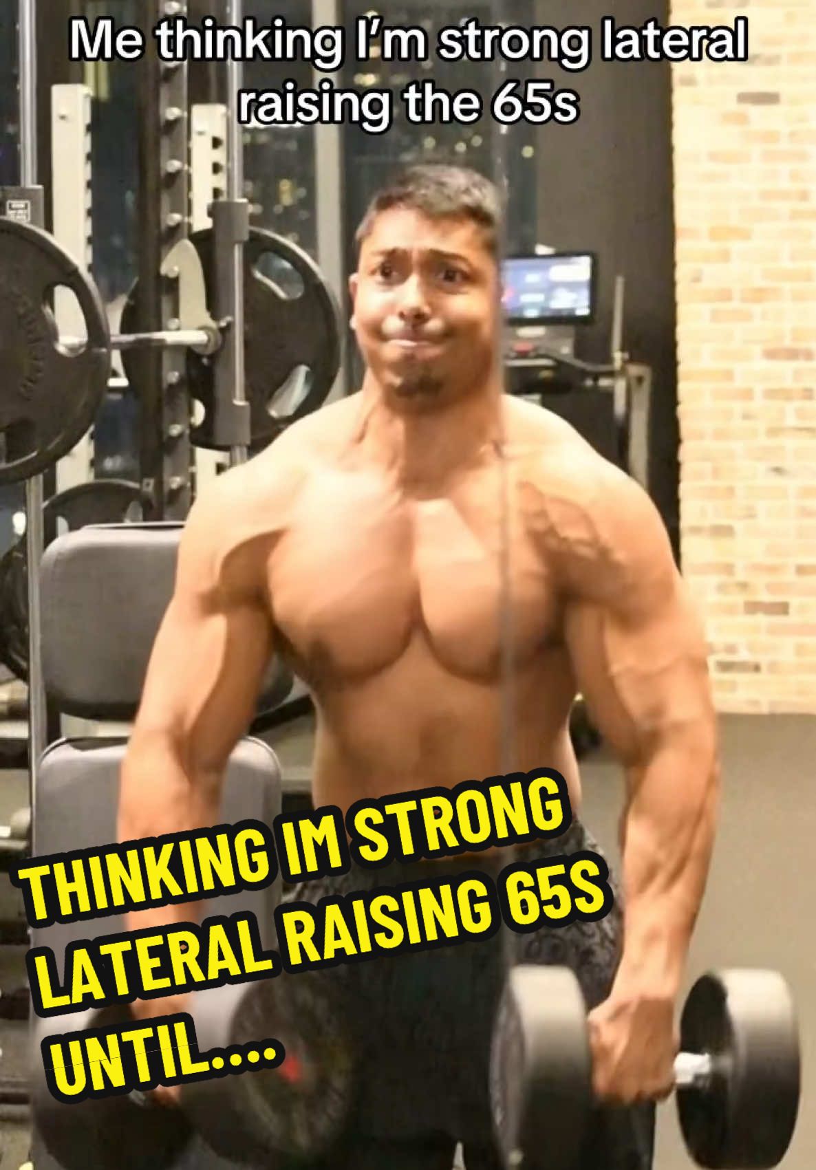 I got humbled real quick 😳  #Fitness#FitTok#GymTok#gymtiktok#fitnesstiktok