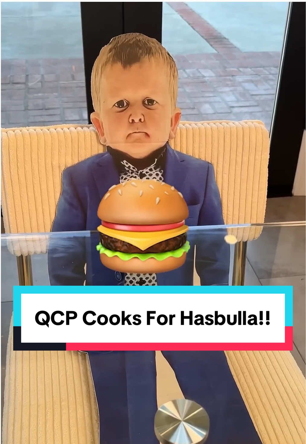 @QCP Cooks For Hasbulla!! #qcp #hasbulla #pizza #cookingvideo #funny 