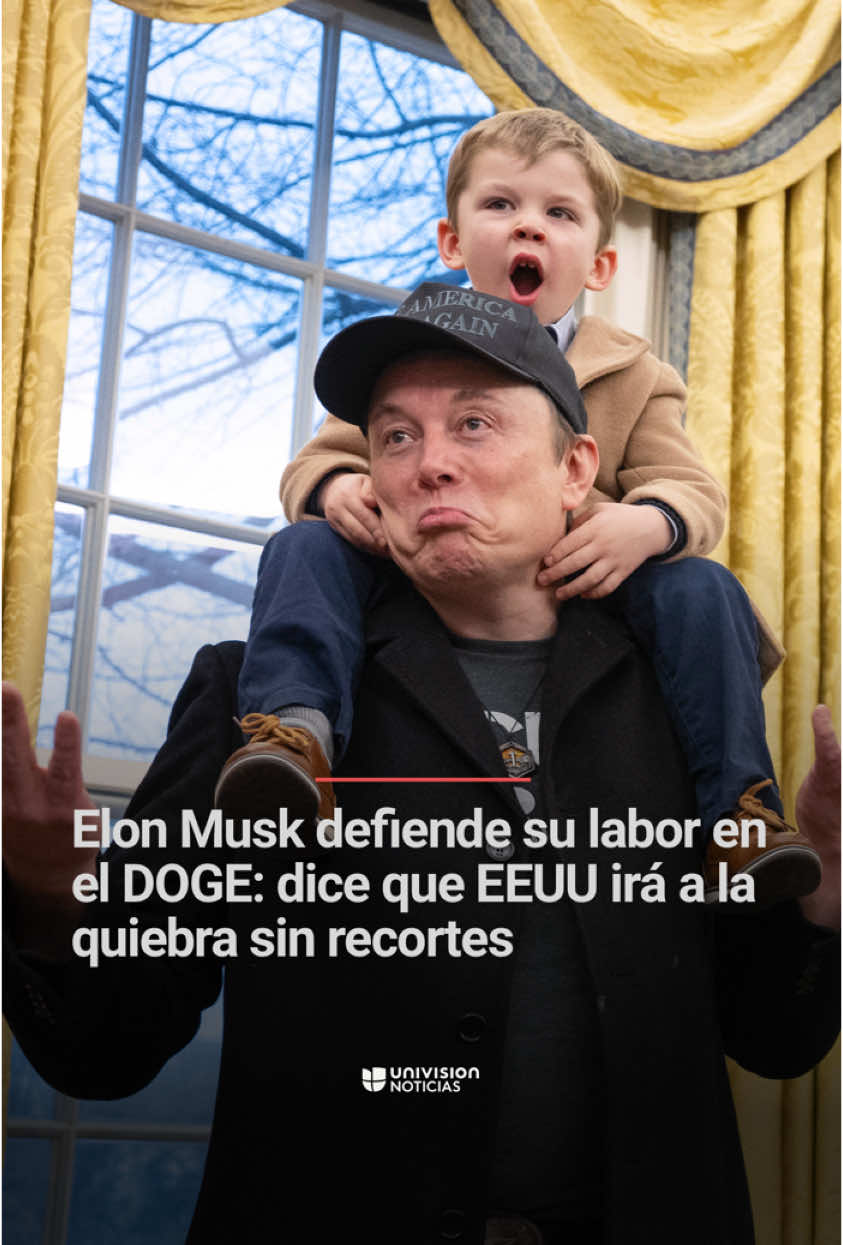 📌 Elon Musk defendió su labor al frente del Departamento de Eficiencia Gubernamental (DOGE, por sus siglas en inglés) y su labor para reducir el gasto federal. Lo hizo durante una conferencia de prensa en la Casa Blanca junto al presidente Donald Trump y acompañado de su hijo  X Æ A-Xii. 