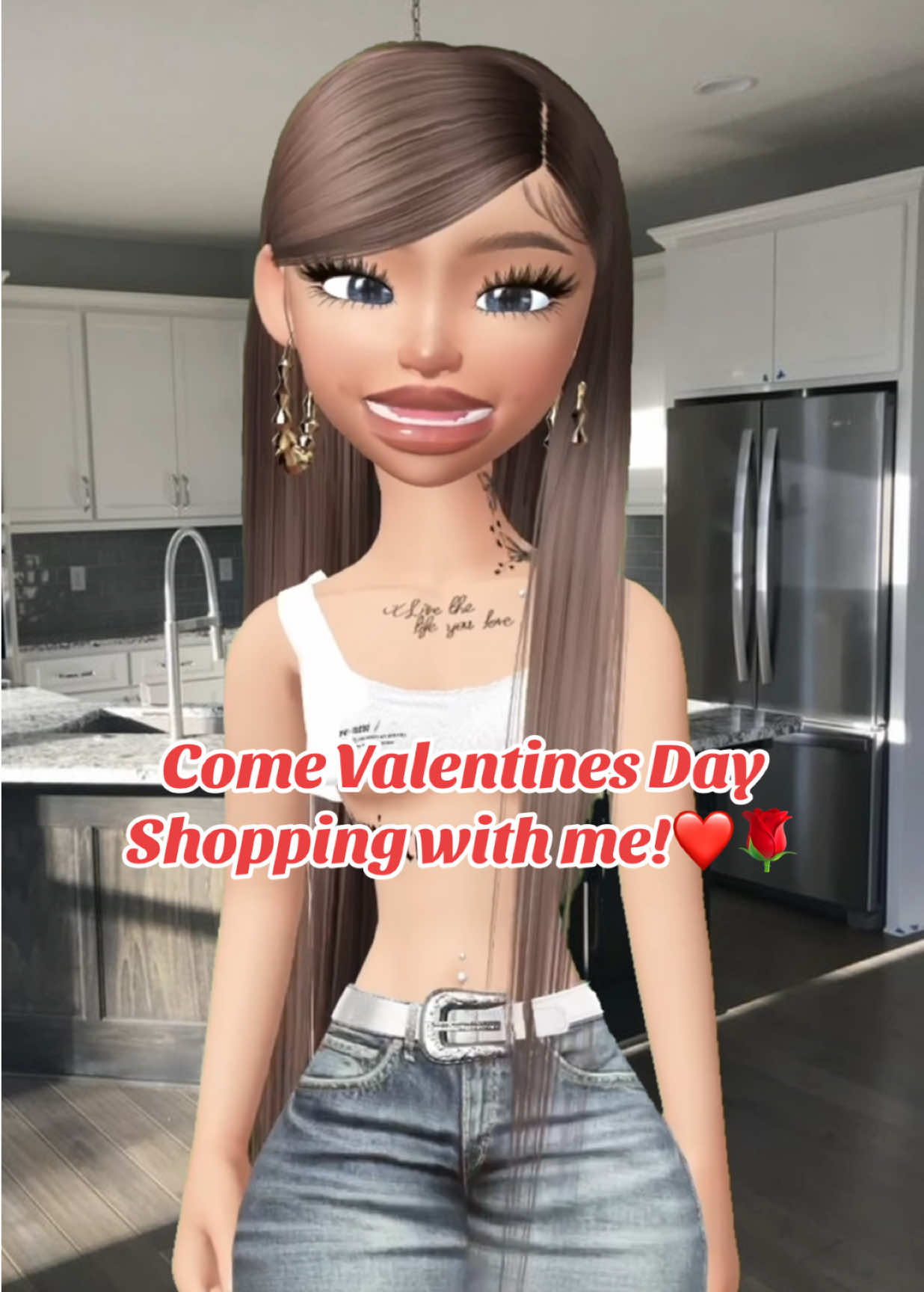 Do you have a Valentine?💘  #zepetofypシ #zepetofyp #zepetotiktok #demitrakalogeras #kalogerassisters #curlyhair #triplets #elianakalogeras #Vlog #ValentinesDay #Love #shopping #funny #sisters 