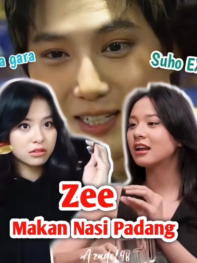 sebuah sejarah zee makan nasi padang 🤭 🍛 #zeeasadel #nasipadang 