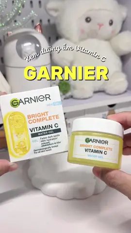 Kem dưỡng ẩm Vitamin C Garnier. Hỗ trợ dưỡng sáng da, dưỡng ẩm lên đến 48h ❤️ #kemduongvitaminc #kemduongamgarnier #ganier #garniervn#garnierwatergel #duongsangda 