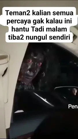 Penampakan Hantu Tiba Tiba Nongol Samping Cendela Mobil.#fypシ゚viral #fyp #vidioviral 