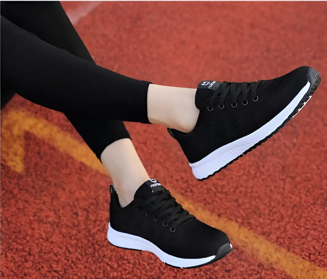 Trendy Women's Breathable Mesh Sports Sneakers KAROLE®️ https://k-arole.com/products/breathable-mesh-sports-shoes-womens-k-arole-rose-red K-AROLE #Hot