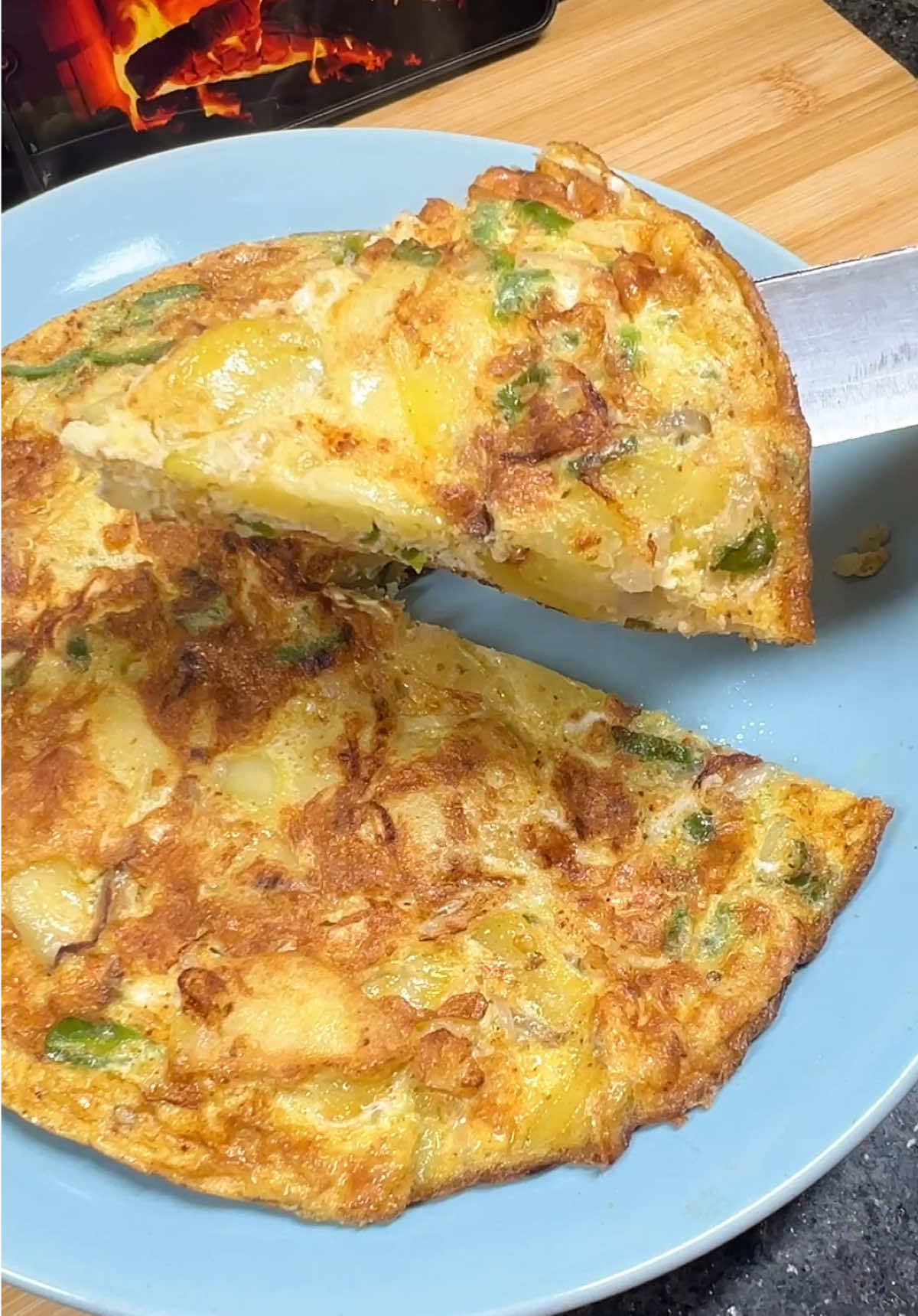 Pakistani Spanish Omelette Recipe #foryou #fyp #viral #yummy #halal #easy #omelette 