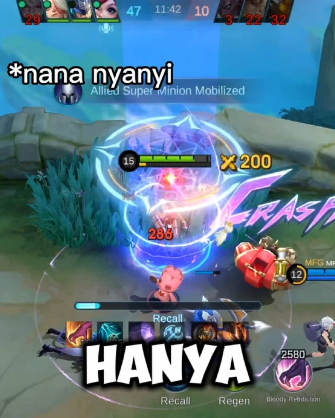 suara nana macam suara @Makdi 🍉 #mobilelegends #amirfanny 