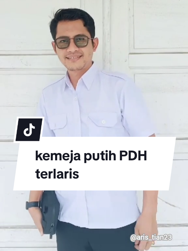 kemeja putih PDH premium lengan pendak & panjang #kemejapdh #kemejaputih #fyp 