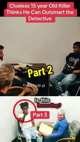 Clueless 15 year Old Killer Thinks He Can Outsmart the Detective. Part 2 #crime #truecrime #cops #killer #murder#case #judge #court #fyp #viralvideo 