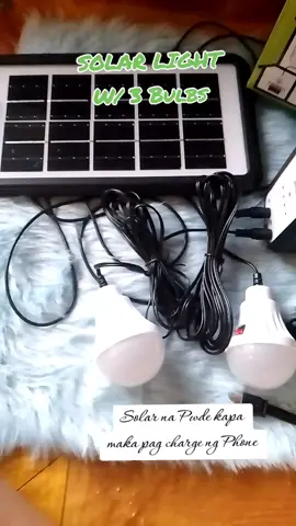 GD-8017 Solar Lights System with 3 Hanging LED Bulbs Solar Panel #tiktok #buynow #solar #highquality #tiktokshop #trending #liget💯 