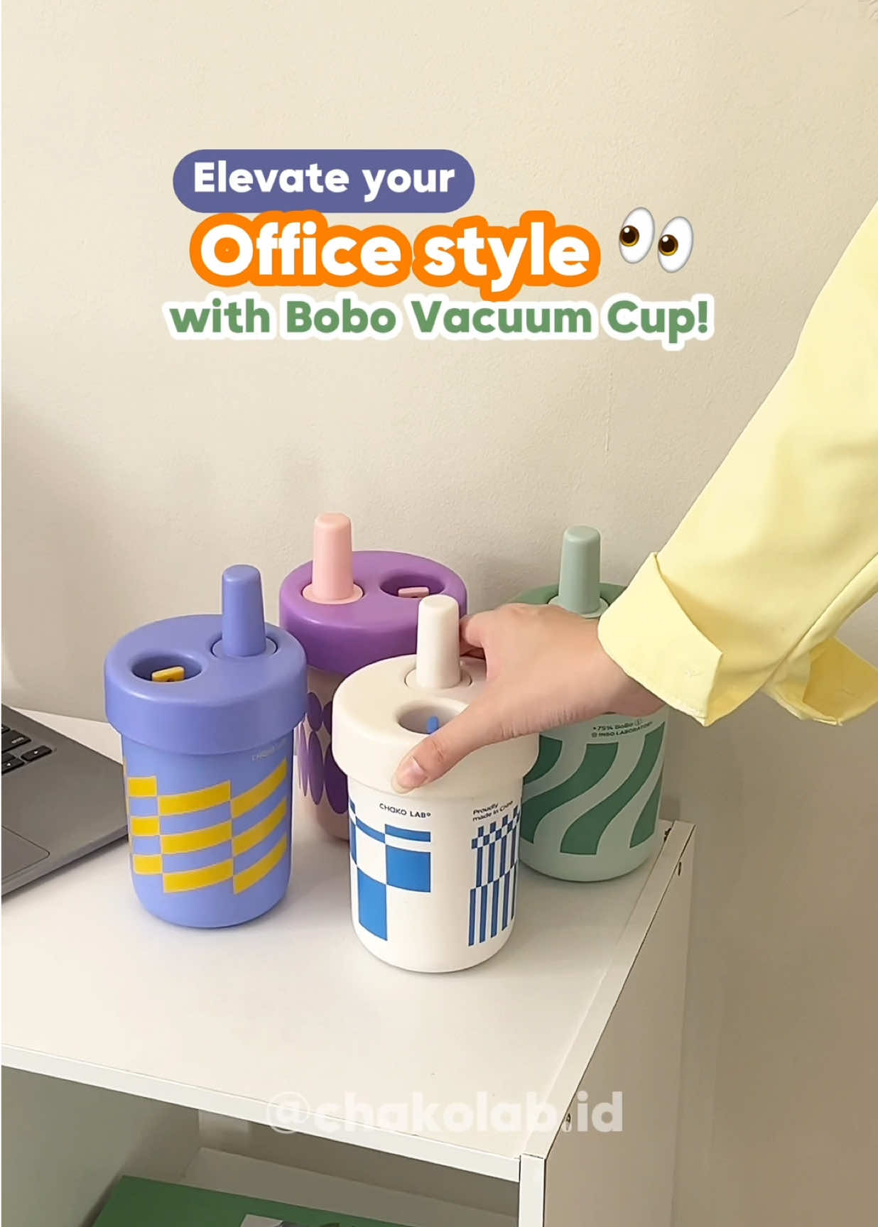 Chako Lab is your everyday buddy! 👀🙌🏻✨💕 #chakolabindonesia #tumbler #guatunjukin #tumblersoftiktok #chakolab #tumblerlucu 