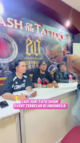 Jadi juri Tattoo show 🙏 #ehghem #ryliantumbel 