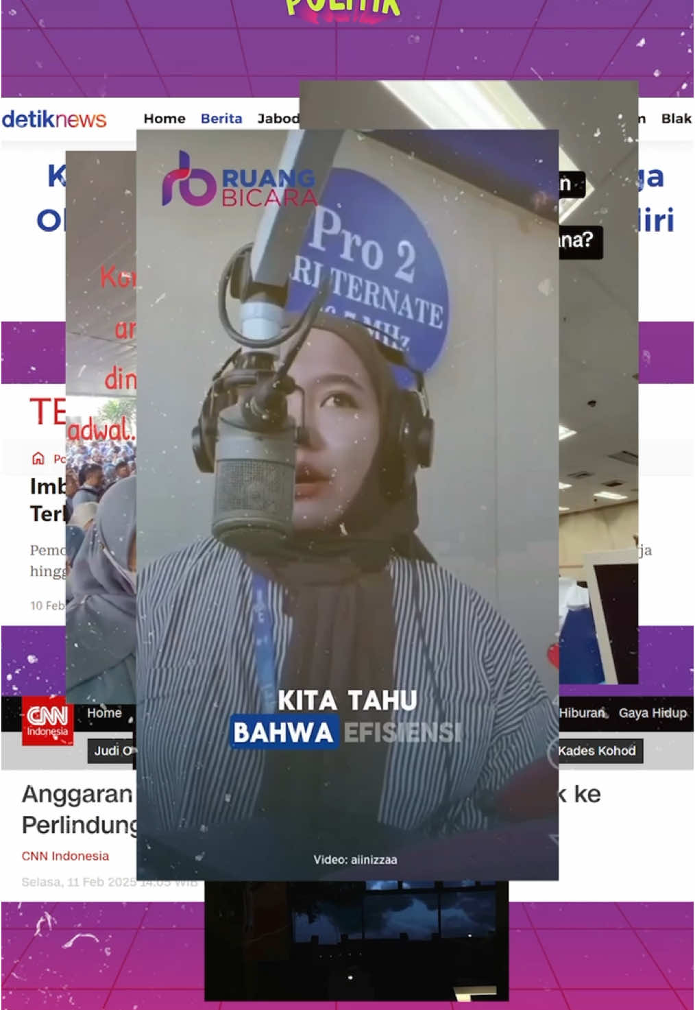 Yang efisien efisien aja #fyppage #trending #viral #beritatiktok #stafsus #stafkhusus #deddycorbuzier #menteripertahanan 