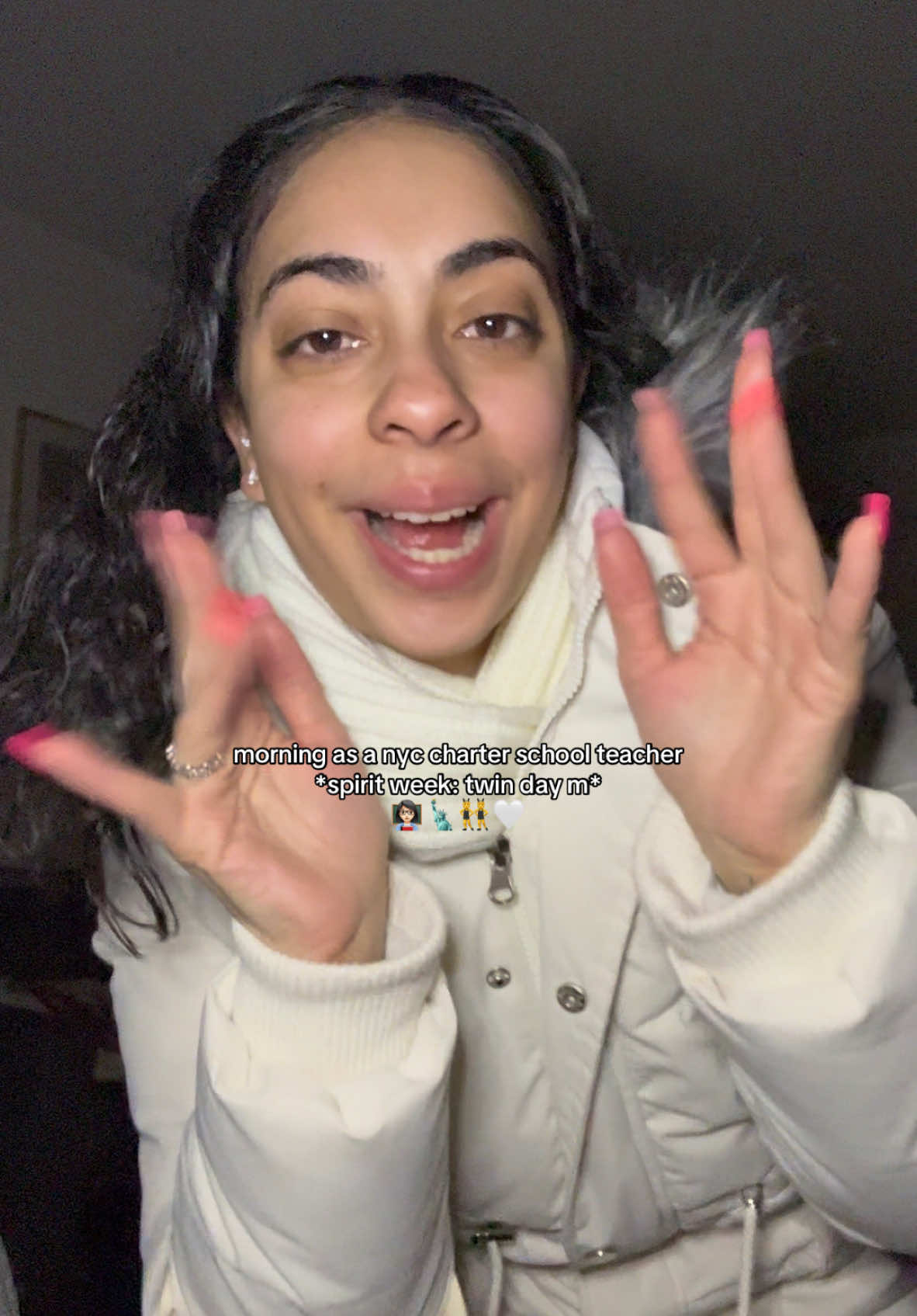 Happy Wednesday!! It’s almost Mid Winter Break!!! 🥳 #teacher #teachers #teacherlife #teachergram #teacherstyle #teachersofinstagram  #teacher #teachersoftiktok #teacherlife #teachertiktok #teachergrwm #grwm #grwmroutine #charterschool 