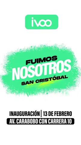 ¡Fuimos nosotros! 😎 ¿Estan listos para la inauguración San Cristóbal? ⭐️ Porque nosotros si 🙂‍↔️ Acompáñanos este 13 de febrero cargado de sorpresas ✨