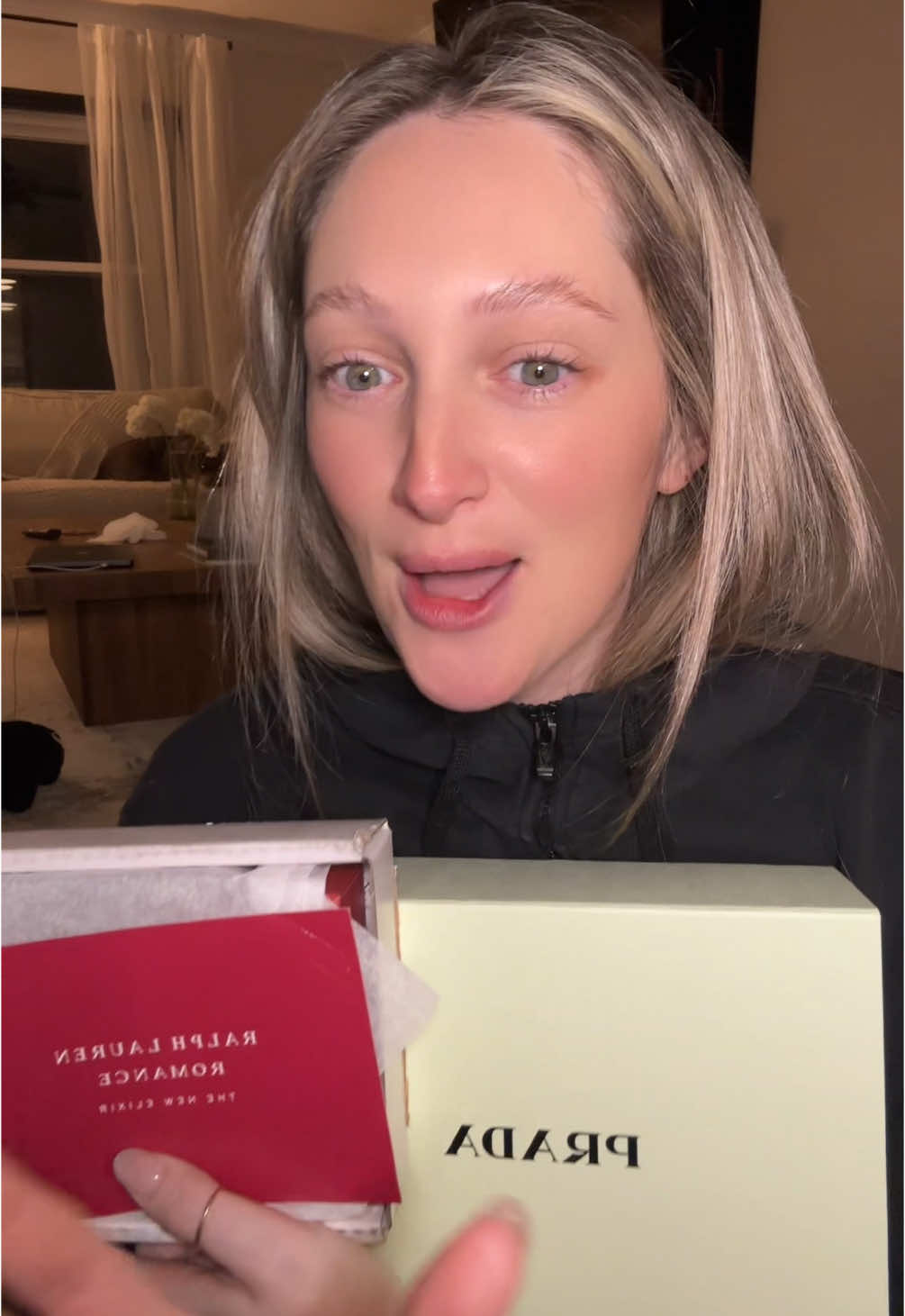 oh I’m gonna be unBEARABLE after this #pr #unboxing #prhaul   @Prada @pradabeauty @Ralph Lauren Fragrances @CRZ YOGA @Bayfree Cosmetics @Native Pet @RENPHO @McKamey Animal Center 