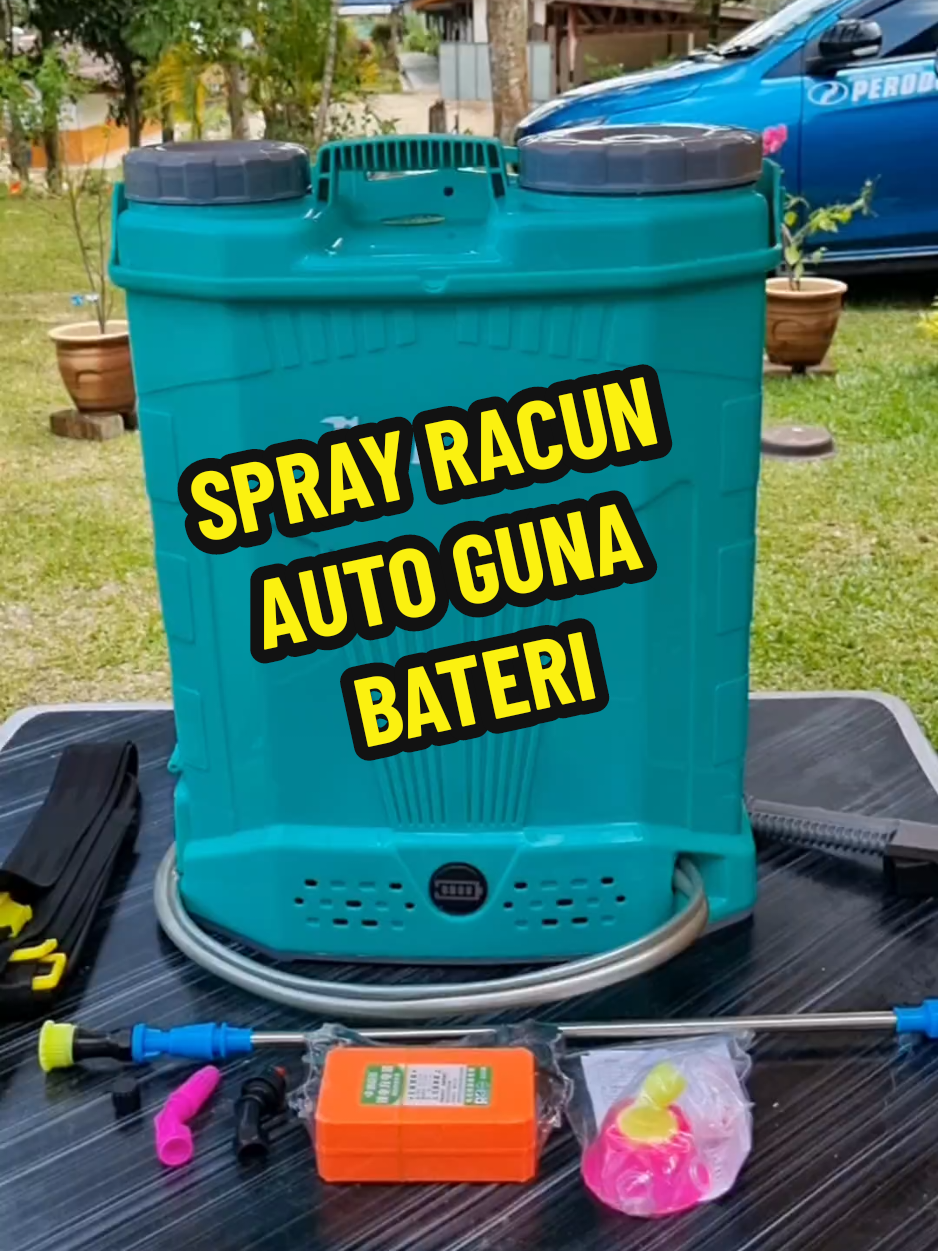 Spray racun electric 20L tak perlu pam, auto racun. Bateri rechargeable. Meego dijenamakan kepada Tasktool #sprayracunelektrik #electricspray #elektrikspray #elektriksprayer #pumpsprayer #pumpracun #pumpracunbattery #pumpracunmalaysia