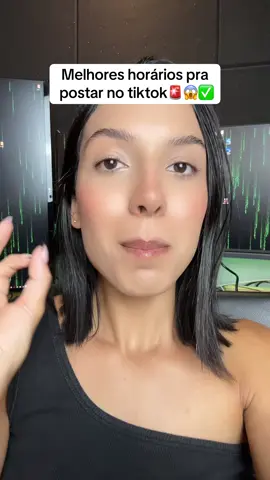 Melhores horários pra postar no tiktok🚨😱✅#crescernotiktok #viralizarnotiktok #engajamentotiktok #dicastiktokbrasil #tiktokbusiness #comoviralizar #dicasdeconteúdo #criadoresdeconteúdo #iniciantestiktok 