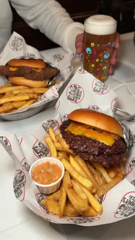 Our DOUBLE-DOUBLE CLASSIC BiG SMASH 🔥🔥🔥🔥 4x Steak Patties, 4x Slices Irish Cheddar, grilled onions, house pickles, smash sauce in a BMB bun 🍔