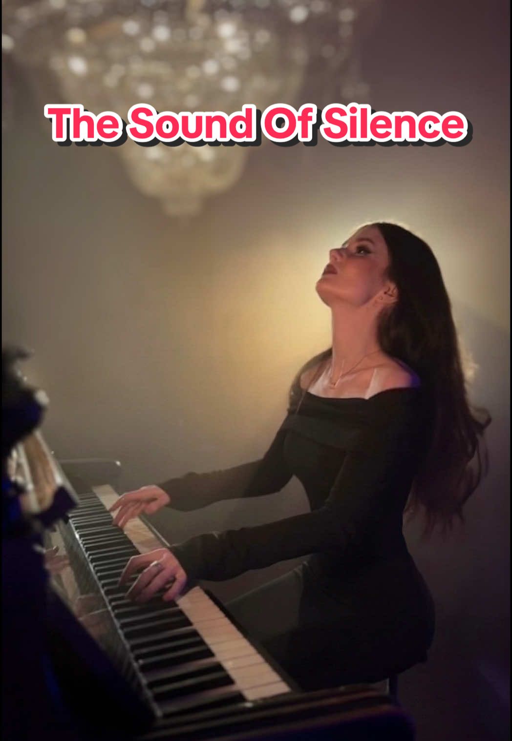 The Sound Of Silence 🖤 #piano #pianist #pianoplayer #pianocover #rock #pianogirl #rockmusic 