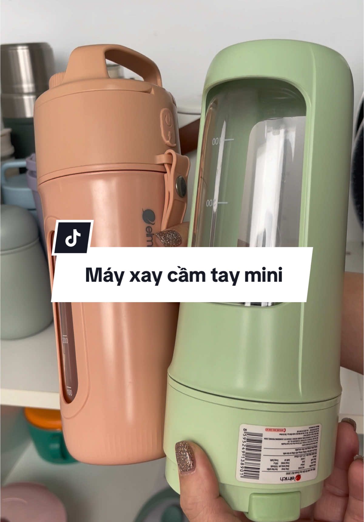 Nhìn qua cứ tưởng bình nước cơ #elmich #nhacuadoisong #mayxaymini #mayxaycamtay 