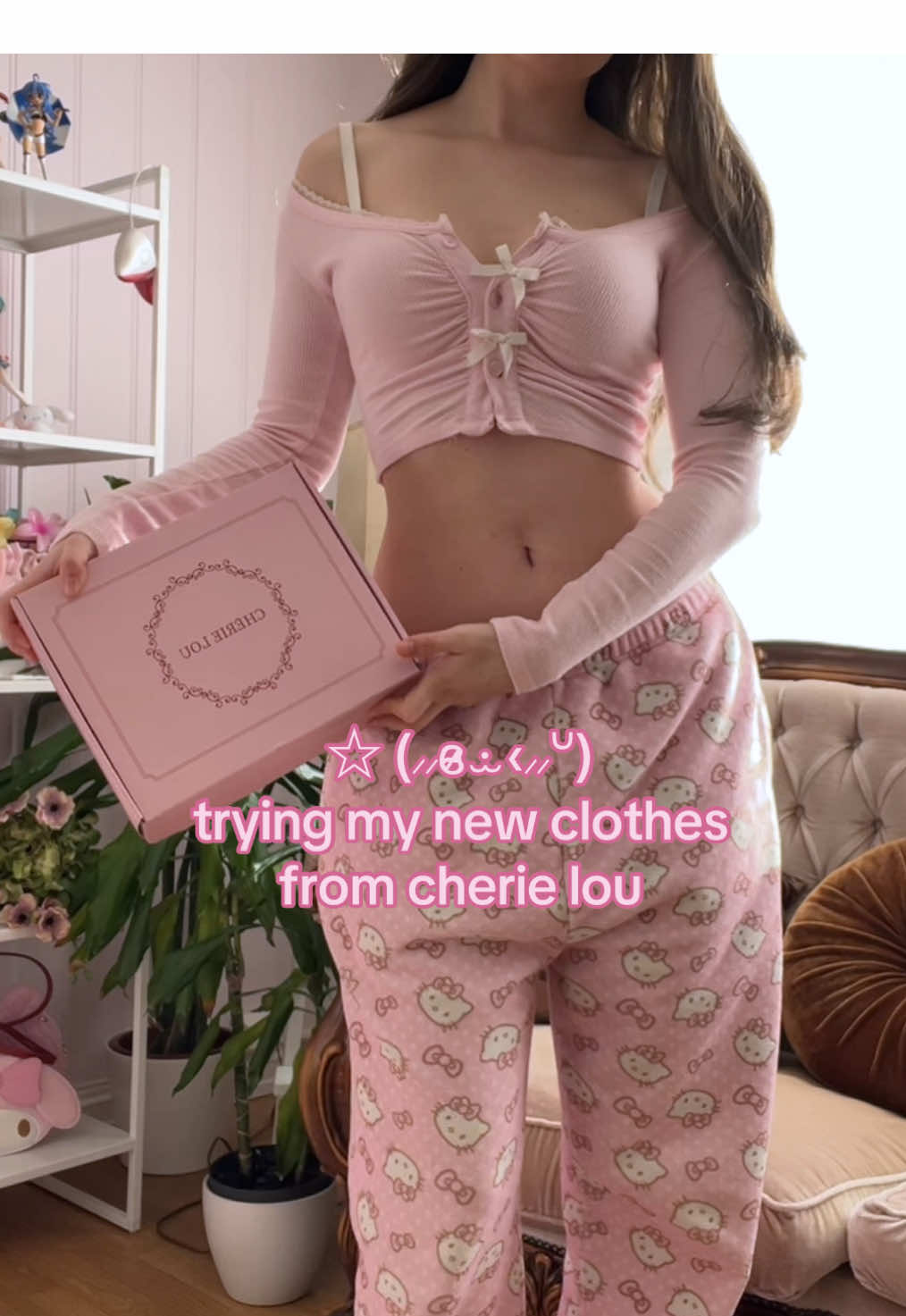 thank you @Chérie Lou once again, for sending me your cutesy clothes #coquette #shoujogirl #fashion #tryonhaul 