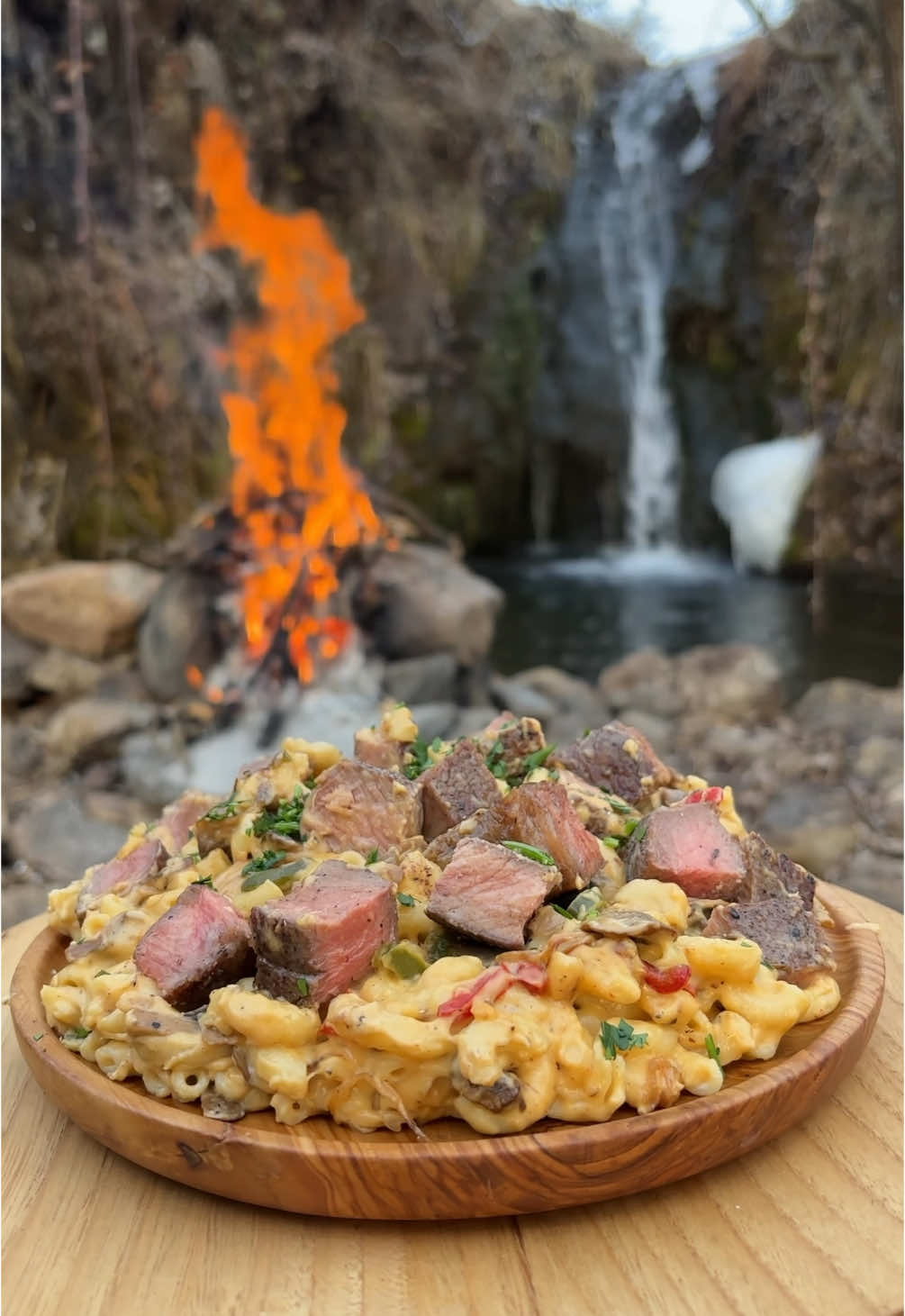 Mac & Cheese with Steak