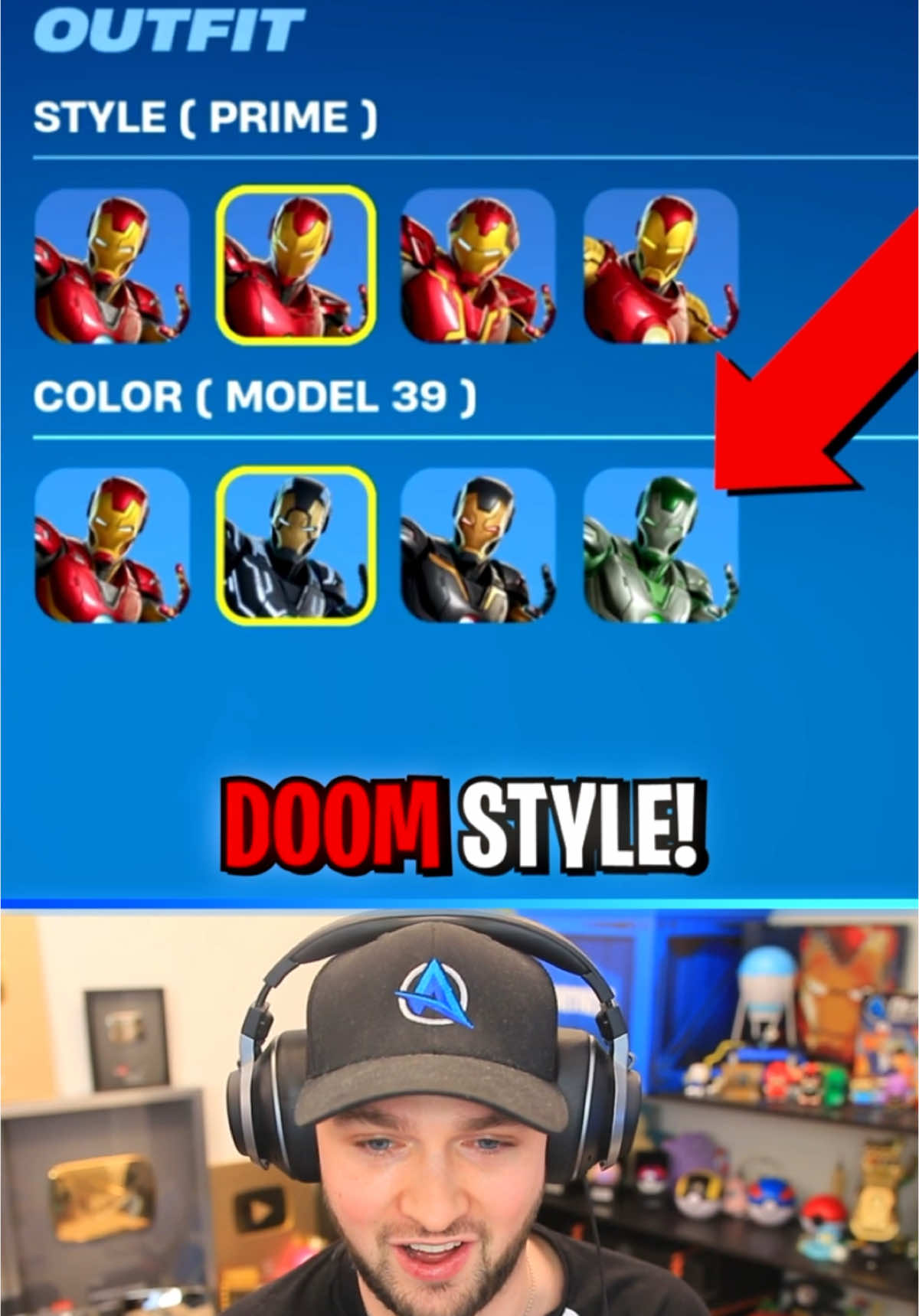 Fortnite’s NEW Iron Man Skin EARLY!  #fortnite #fyp #marvel 