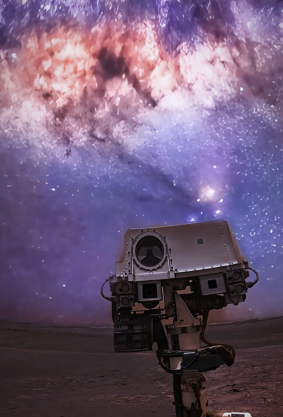 Night sky on Mars #nasa #mars #Space #nightsky 