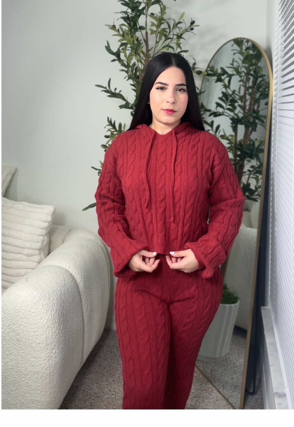 Set tejido 🧶 este mes todo es rojo 🥰 