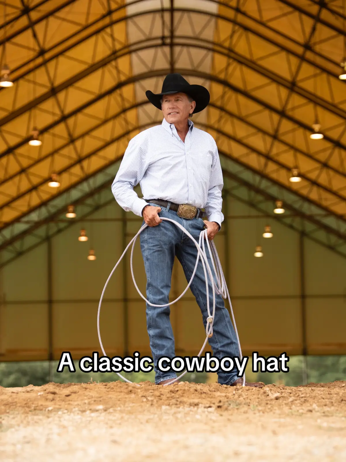 A classic cowboy hat ✔️ A ride under the wide-open sky ✔️ Relaxing on the front porch ✔️ 📸: Tony Andrew #GeorgeStrait #TheBestDay #CountryMusic  