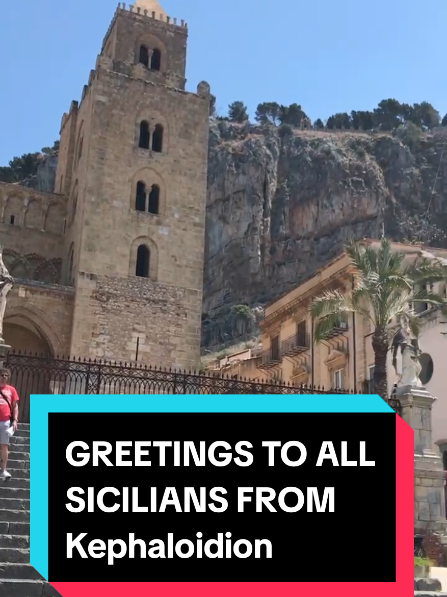 GREETINGS TO ALL SICILIANS FROM Kephaloidion (Cefalù)#madeinsicily #siciliabedda #sicilia #sicily #sicilian #sicilie #cefalu @Mario Bucciero 