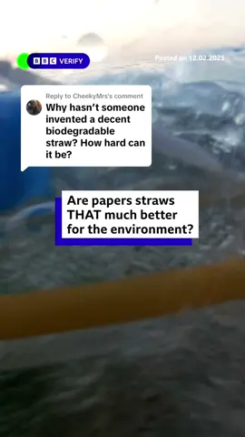 Replying to @CheekyMrs US President Donald Trump signed an executive order ending a US government effort put in place by former President Joe Biden to replace plastic straws with paper. #PresidentTrump #JoeBiden #Straws #Environment #Sea #Chemicals #Ocean #PlasticStraws #PaperStraws #BBCNews