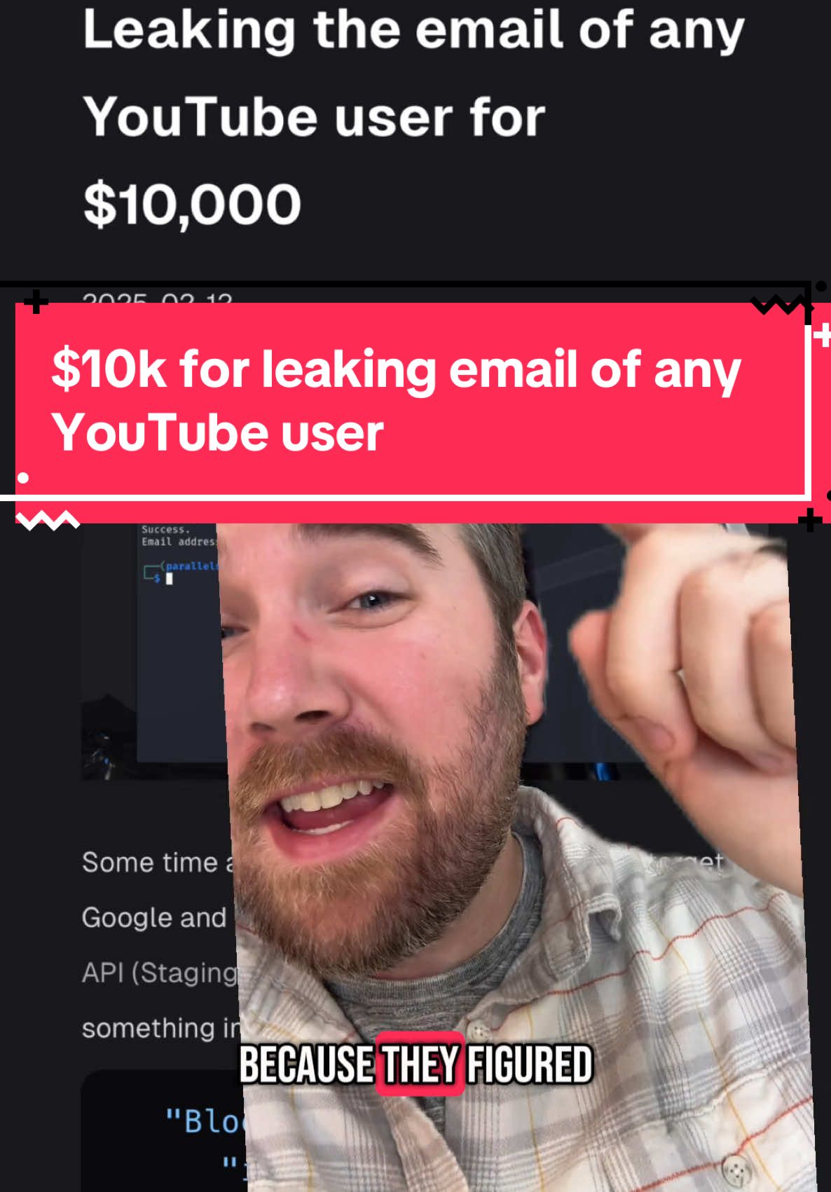 Security researchers find a way to unmask any YouTube account and find their email address. They got rewarded $10k from Google for it. #cybersecurity #bugbounty #infosec 