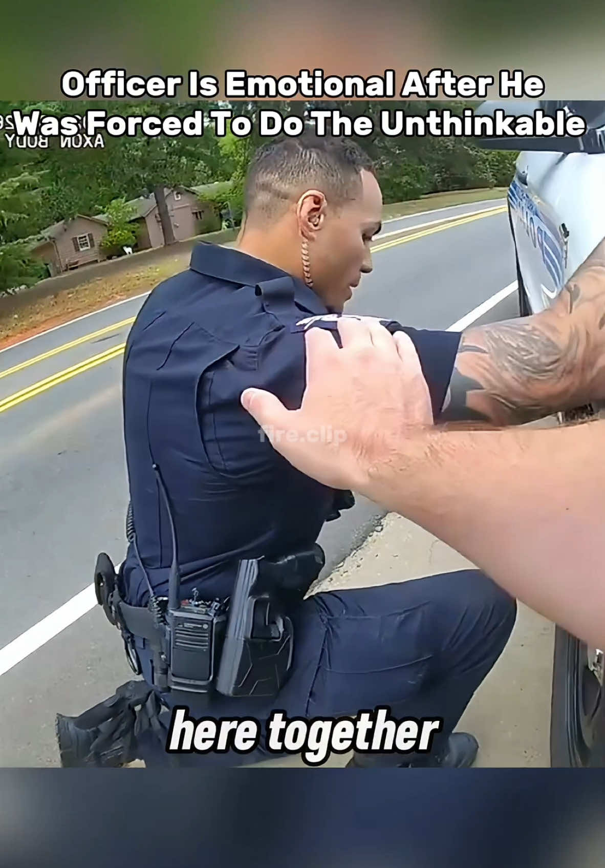 After report of a robber that got away police catch up to the man and he ended up having someone on him and using it against the police which in turn caused this officer to get very emotional after he had to return the fire. How impactful do you think this event will be on the officers life? #fypツ #bodycamera #copcam #policevideos #policecrying 