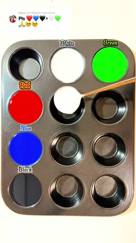 The harmony of ❤️💙🖤+🤍💚 creates amazing colors 🎨 #colormixing #oddysatifying #colormix #asrm #Asmrart #coloring #colormixingtutorial 