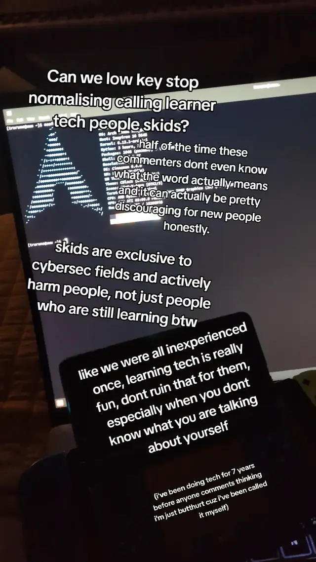 #Tech #skid #scriptkiddie #linux #archlinux #uwu #techtok #fyp #foryoupage #fyppppppppppppppppppppppppppppppppppp 