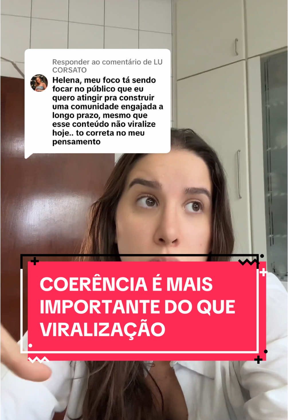 Respondendo a @LU CORSATO certíssima! E se quiserem ter uma instrução sobre como construir esse posicionamento de forma estratégica, as inscrições da mentoria eixo estão abertas com link na bio! 