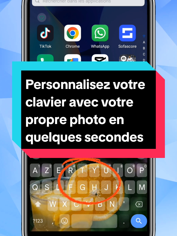 Personnalisez votre clavier avec votre propre photo en quelques secondes ! #astuceandroid #personnalisation  #clavier #Tech 