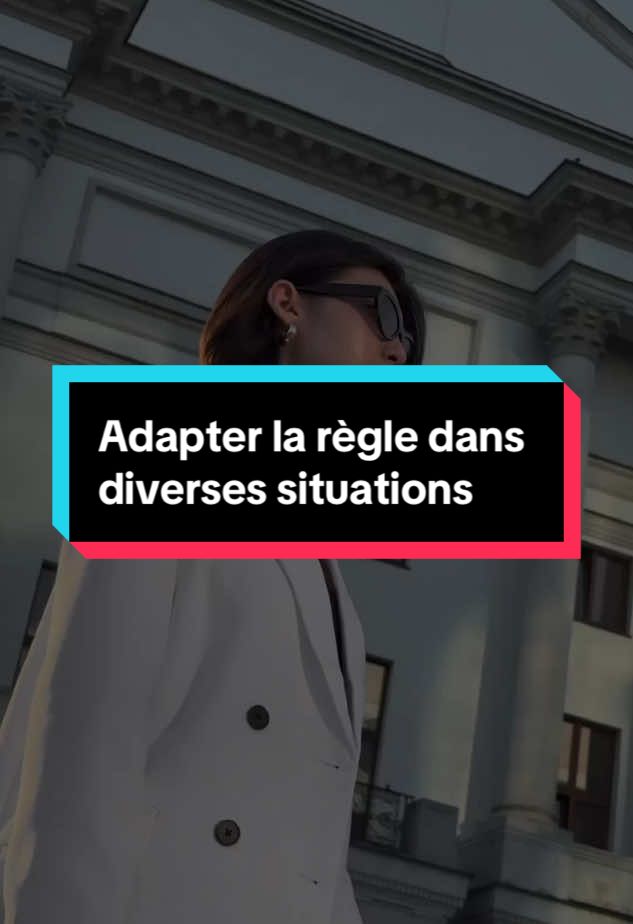 Adapter la règle dans diverses situations  #pourtoi #fyp #BookTok #reallife #livre #developpementpersonnel #melrobbins #application #pratik #valleedusavoir 