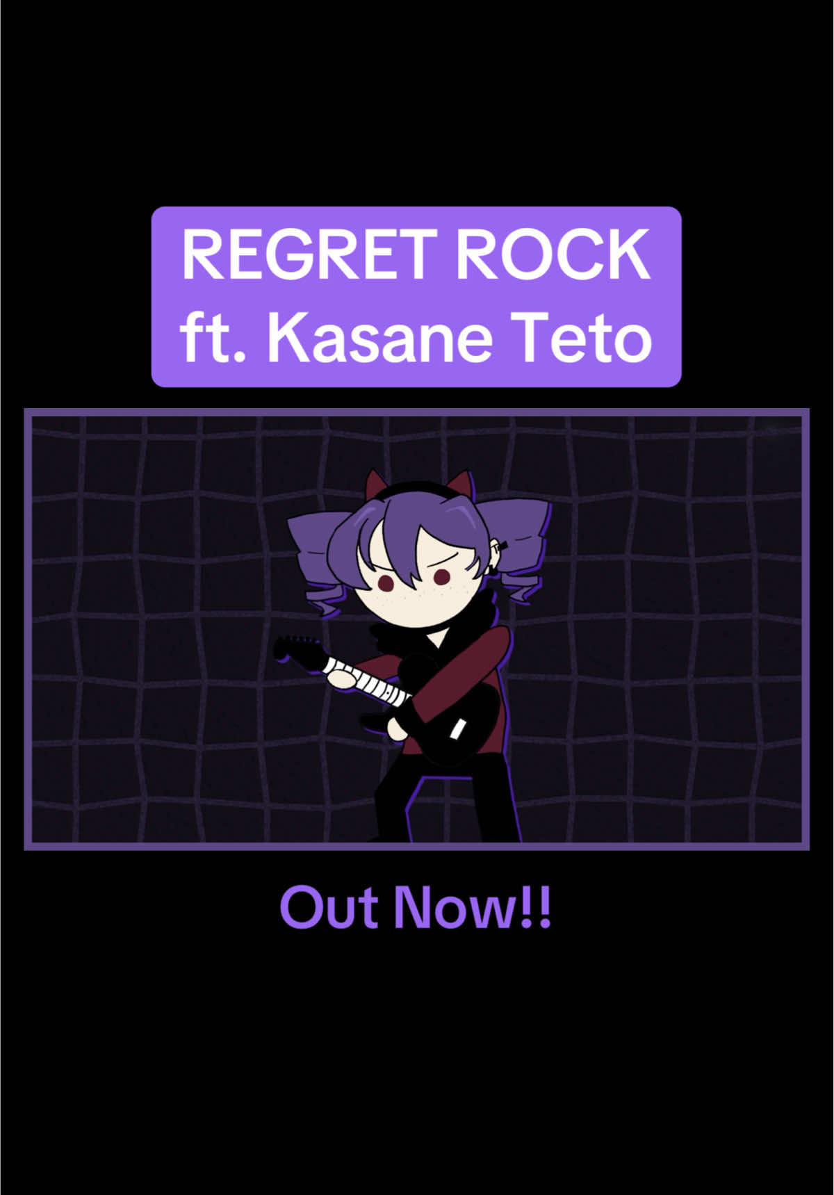 REGRET ROCK video and streaming out now!!! Enjoy my new song!! #vocaloid #kasaneteto #teto #pjsekai #projectsekai #hatsunemiku #animation #animationmeme #art 