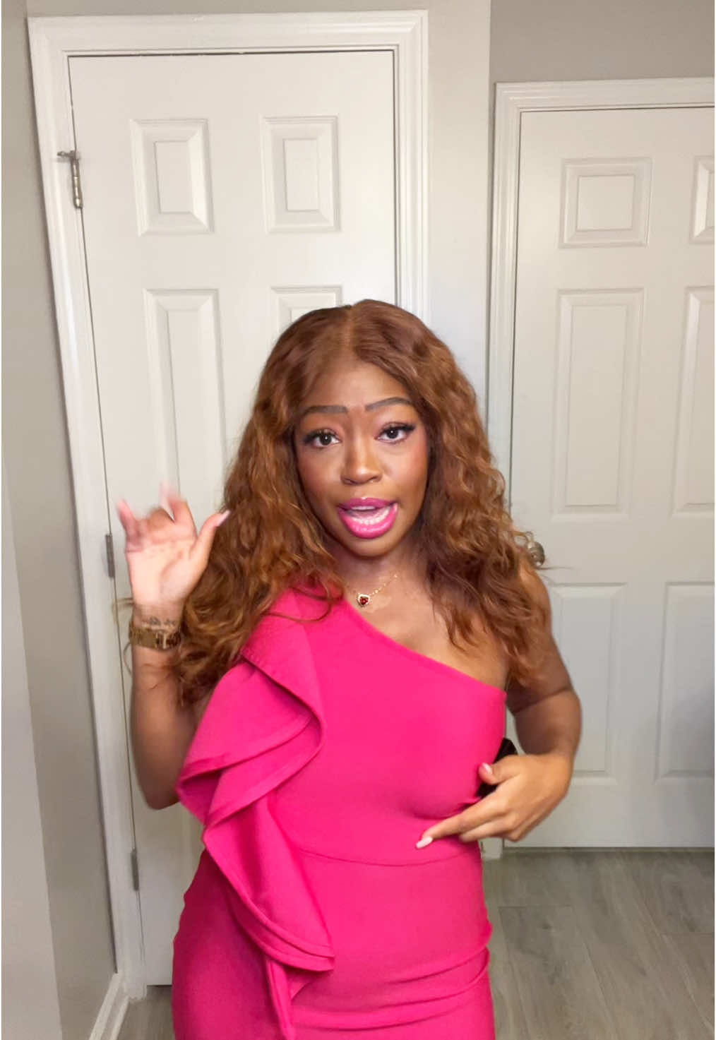 Got you a mini me🥱#valentinesday #fyp #talk2tina #makeup #makeuptok #valentinesdaymakeup #ootd #charlotte #aquarius 