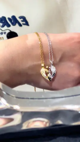 Couple’s necklace 😍#jewelry #jewelrytiktok #gift #fashion #DIY #necklace #fyp 