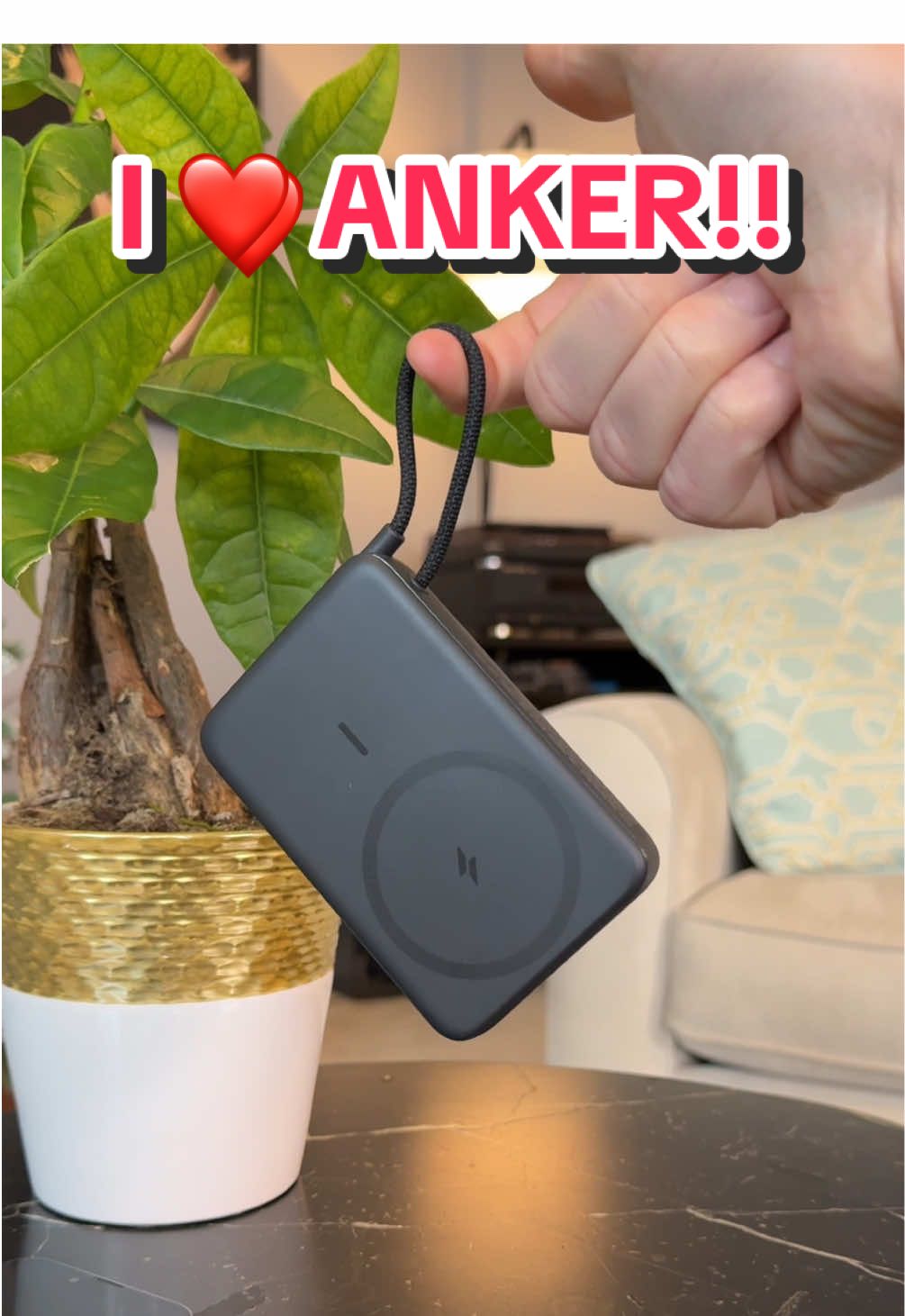 @AnkerOfficial might have released the best powerbank at this price! This is the Anker Zolo Magnetic Power Bank and it can wirelessly charge your phone from 0-100% twice! It’s got a kickstand and a built in USB-C cable so it’s great to take on the go #anker #powerbanks #wirelesscharger #wirelesscharging #tech #techreview #phone #phonecharger #tiktokshopcreatorpicks 